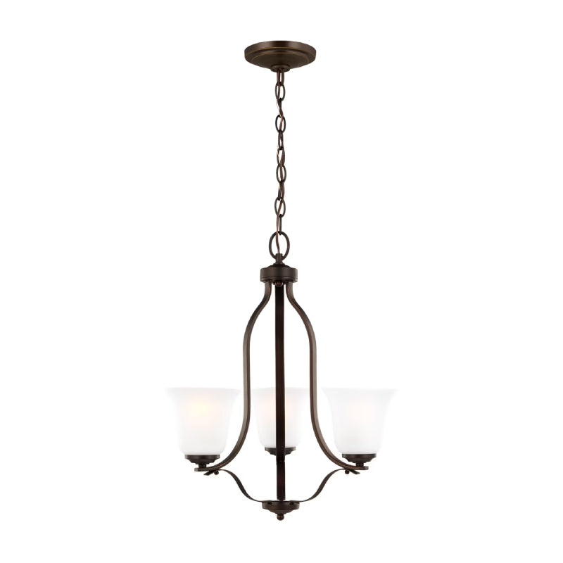 Generation 3139003 Emmons 3-lt 20" Chandelier - Bronze