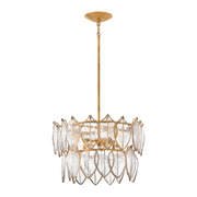 Fredrick Ramond FR32603 Amira 4-lt 19" LED Convertible Semi Flush