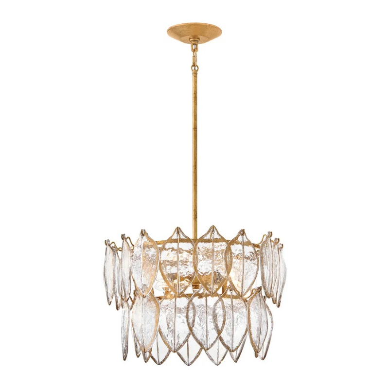 Fredrick Ramond FR32603 Amira 4-lt 19" LED Convertible Semi Flush