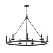 Hudson Valley 3209 Allendale 9-lt 46" Chandelier-Aged Brass/Old Bronze