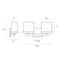 Sonneman 3232 Cubist 2-lt 15" Bath Bar
