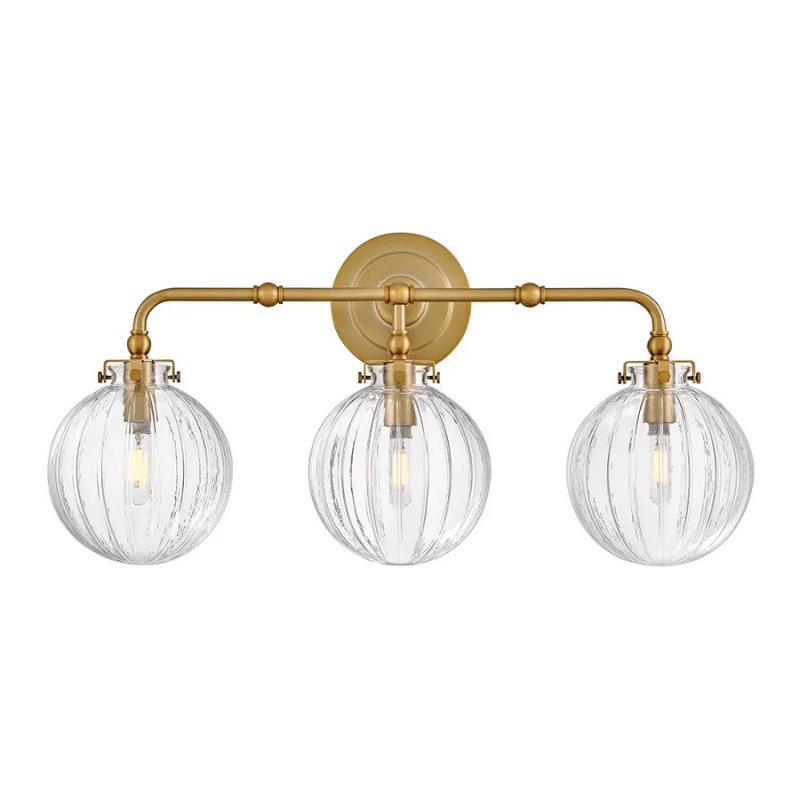 Hinkley 57413 Helene 3-lt 24" LED Vanity Light - Lacquered Brass