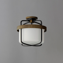 Maxim 32650 Ruffles 3-lt 14" Semi-Flush Mount
