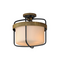 Maxim 32650 Ruffles 3-lt 14" Semi-Flush Mount