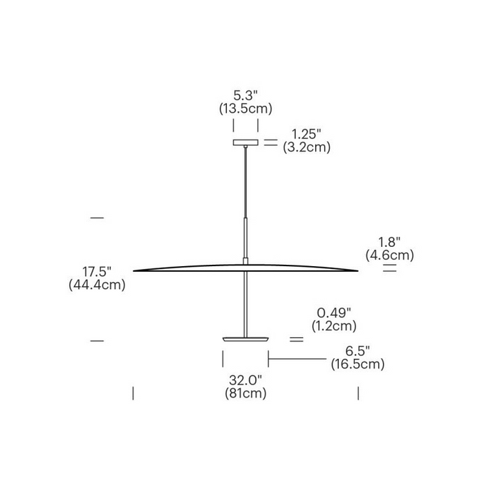 Pablo Designs Sky Dome 32" LED Pendant