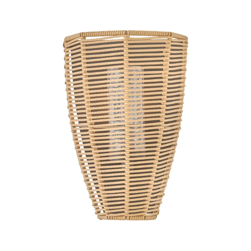 Hinkley 10380 Luca 1-lt 12" Tall LED Outdoor Wall Sconce - Black/Camel