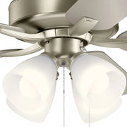 Kichler 330016 Basics 52" Ceiling Fan with LED Light Kit