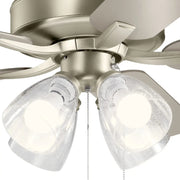 Kichler 330016 Basics 52" Ceiling Fan with LED Light Kit