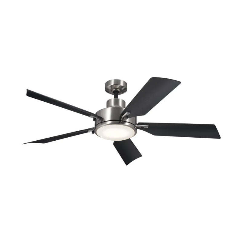 Kichler 330057 Guardian 54" Ceiling Fan with LED Light Kit - Brushed Stainless Steel
