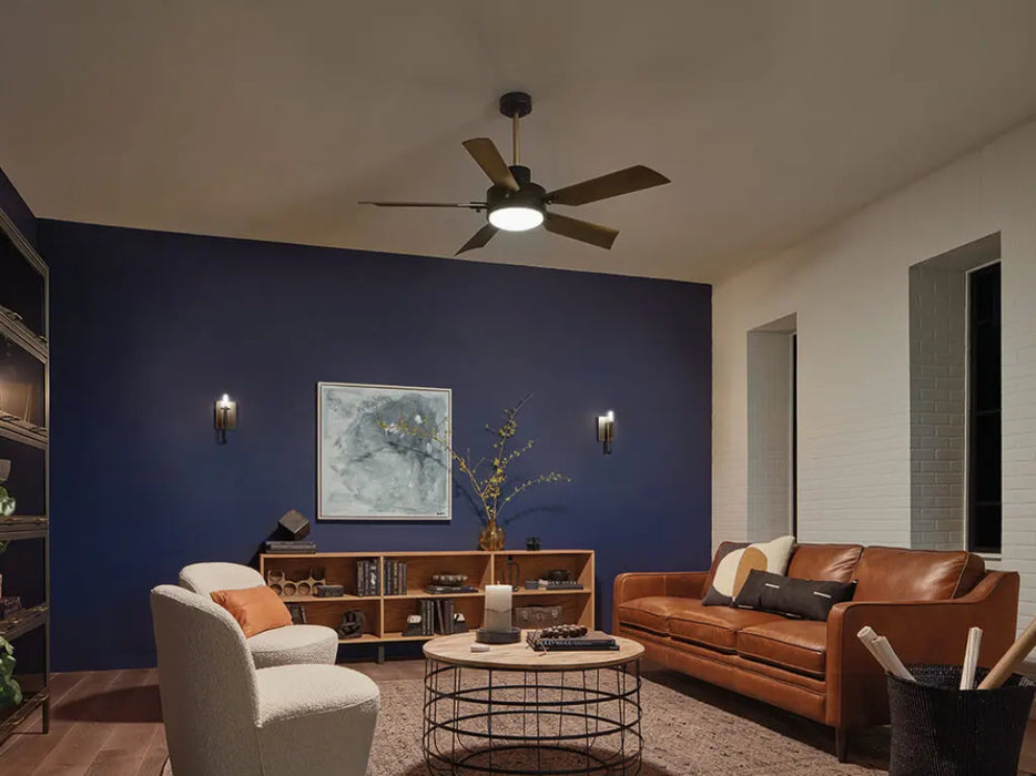 Kichler 330057 Guardian 54" Ceiling Fan with LED Light Kit