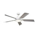 Kichler 330057 Guardian 54" Ceiling Fan with LED Light Kit - White