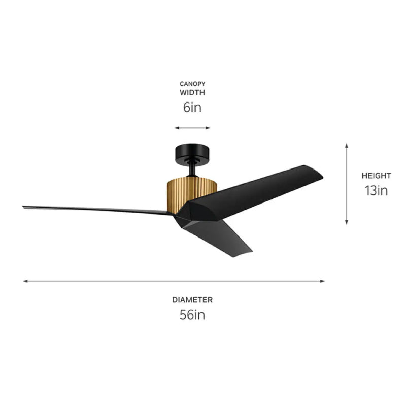 Kichler 330130 Almere 56" Ceiling Fan