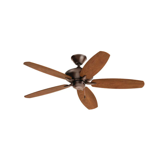 Kichler 330160 Renew 52" Ceiling Fan - Oil Brushed Bronze with Walnut/Cherry Blades