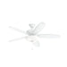 Kichler 330161 Renew 52" Ceiling Fan with LED Light Kit - Matte White with Matte White/Distressed Antique Gray Blades