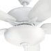 Kichler 330161 Renew 52" Ceiling Fan with LED Light Kit - Matte White with Matte White/Distressed Antique Gray Blades
