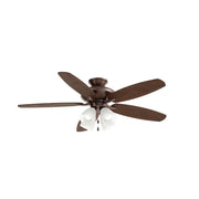 Kichler 330162 Renew 52" Ceiling Fan with LED Light Kit - Oil Brushed Bronze with Walnut/Cherry Blades