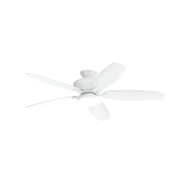 Kichler 330163 Renew 52" Ceiling Fan with LED Light Kit - Matte White with Matte White/Distressed Antique Gray Blades