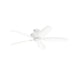 Kichler 330164 Renew 52" Ceiling Fan - Matte White with Matte White/Distressed Antique Gray Blade