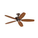Kichler 330164 Renew 52" Ceiling Fan - Oil Brushed Bronze with Walnut/Cherry Blades
