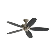 Kichler 330165 Renew 52" Ceiling Fan - Brushed Nickel with Silver/Satin Black Blades