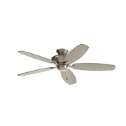 Kichler 330165 Renew 52" Ceiling Fan - Brushed Nickel with Silver/Satin Black Blades