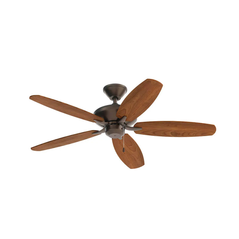 Kichler 330165 Renew 52" Ceiling Fan - Satin Natural Bronze with Walnut/Cherry Blades
