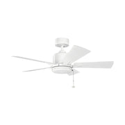 Kichler 330241 Lucian 42" Ceiling Fan - Matte White with Matte White Blades