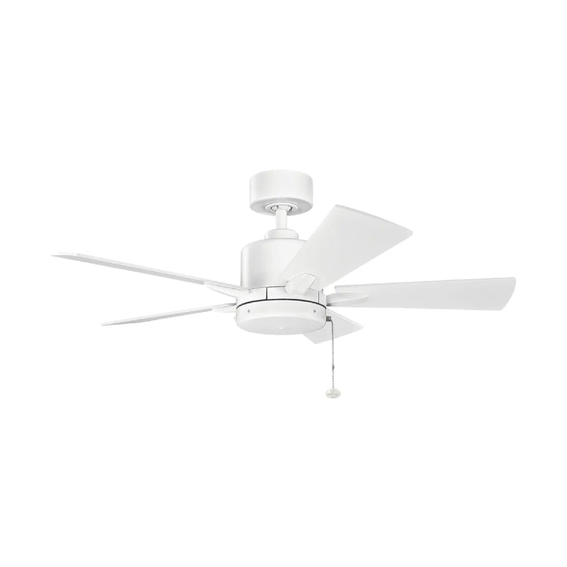 Kichler 330241 Lucian 42" Ceiling Fan - Matte White with Matte White Blades