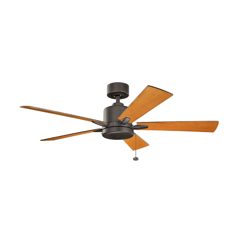 Kichler 330242 Lucian 52" Ceiling Fan - Olde Bronze with Cherry/Walnut Blade
