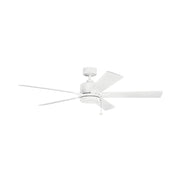 Kichler 330243 Lucian 60" Ceiling Fan - Matte White with Matte White Blade