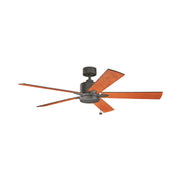 Kichler 330243 Lucian 60" Ceiling Fan - Olde Bronze with Cherry/Walnut Blade