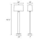 Sonneman 3306 Monolith 1-lt 63" Floor Lamp