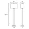 Sonneman 3306 Monolith 1-lt 63" Floor Lamp
