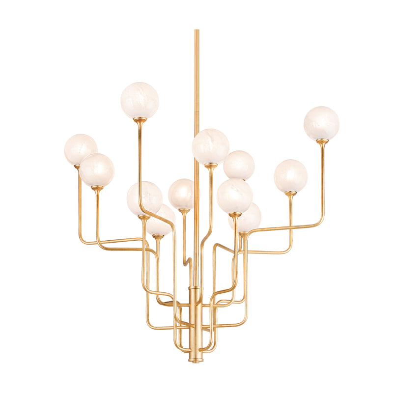 Corbett 332-45 Onyx 12-lt 45" LED Chandelier