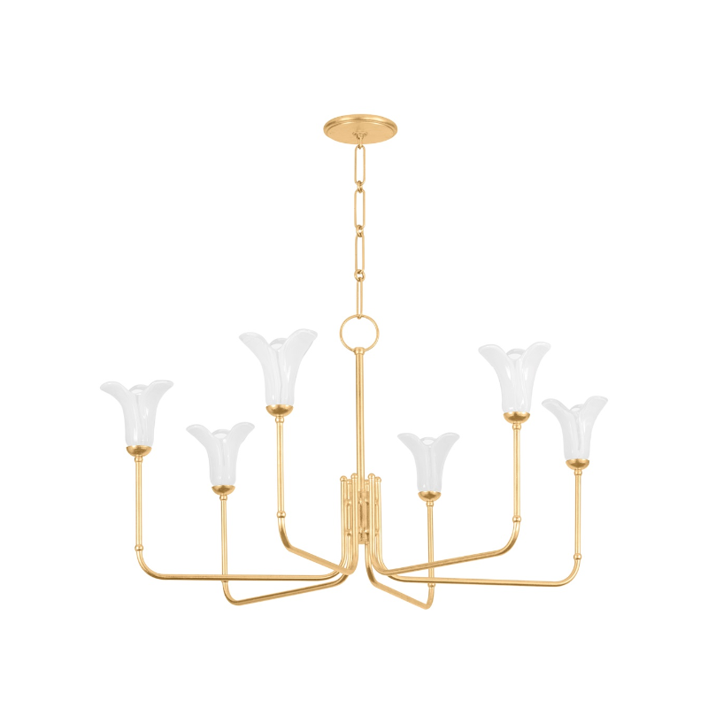Hudson Valley 3346 Montclair 6-lt 40" Chandelier