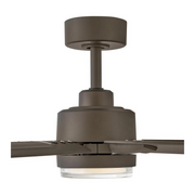 Hinkley 910566 Valor 66" Outdoor Smart Ceiling Fan with LED Light Kit - Metallic Matte Bronze
