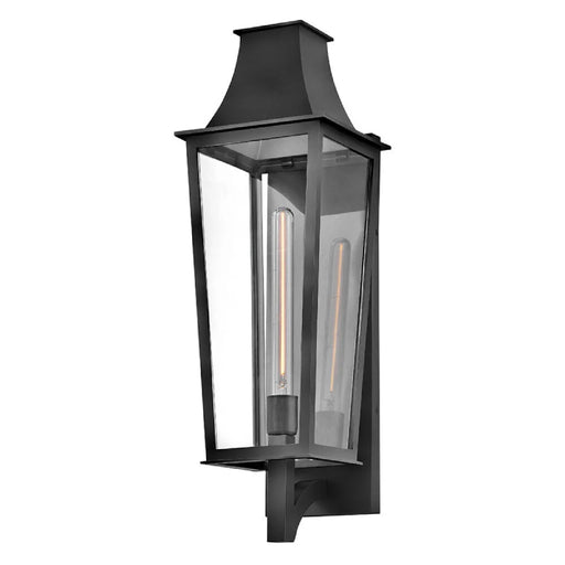 Hinkley 28895 Georgetown 1-lt 27" Tall LED Outdoor Wall Lantern - Black