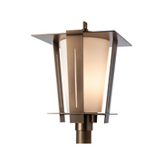 Hubbardton Forge 342026 Linea 1-lt 22" Tall LED Outdoor Lantern Post Light - Coastal Bronze