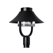 Hubbardton Forge 342031 Stowe 1-lt 19" Tall Outdoor Lantern Post Light - Coastal Black