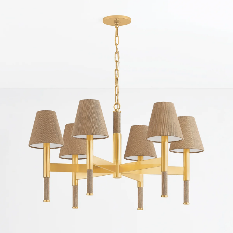 Hudson Valley 3434 Lindenwood 6-lt 34" Chandelier