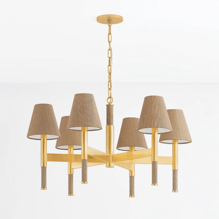 Hudson Valley 3434 Lindenwood 6-lt 34" Chandelier