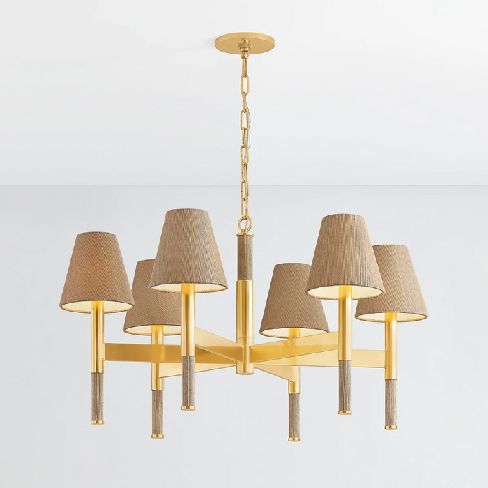 Hudson Valley 3434 Lindenwood 6-lt 34" Chandelier
