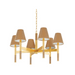 Hudson Valley 3434 Lindenwood 6-lt 34" Chandelier