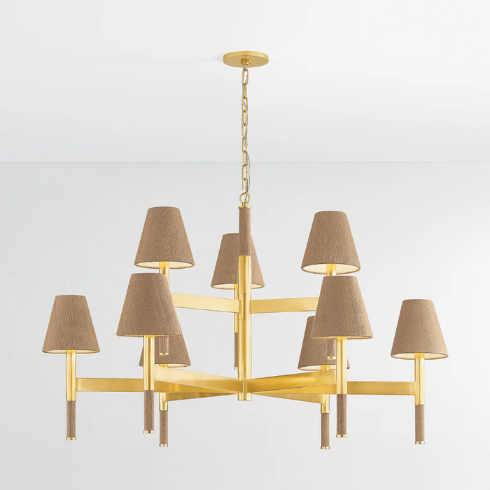 Hudson Valley 3448 Lindenwood 9-lt 48" Chandelier