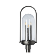 Hubbardton Forge 345213 Davis 1-lt 29" Tall Outdoor Post Light - Oil Rubbed Bronze