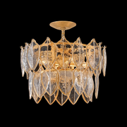Fredrick Ramond FR32603 Amira 4-lt 19" LED Convertible Semi Flush
