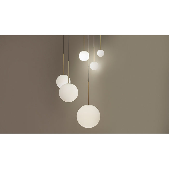 Pablo Designs Bola Sphere 16 LED Pendant BOLA SPH 16 BRA Pablo Designs LBC Lighting