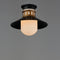 Maxim 35120 Admiralty 1-lt 12" Outdoor Flush Mount