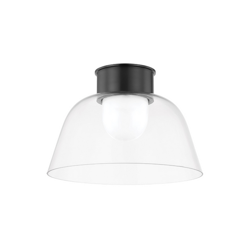 Hudson Valley 3514 Lakeside 1-lt 14" Flush Mount - Distressed Bronze