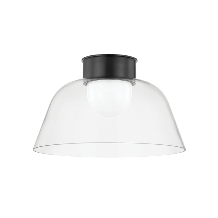 Hudson Valley 3520 Lakeside 1-lt 20" Flush Mount - Distressed Bronze